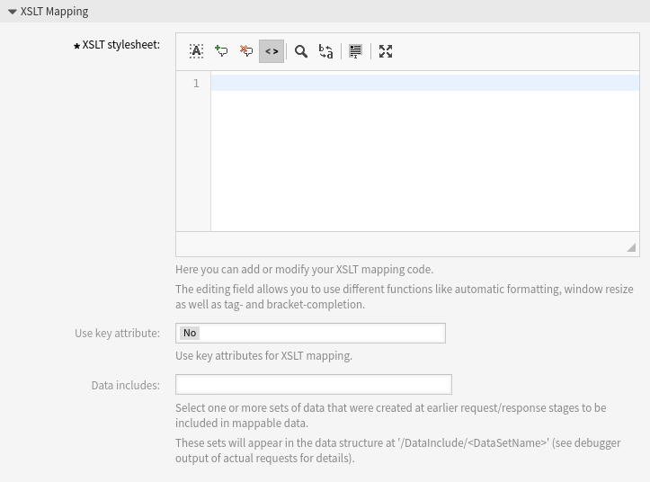 XSLT Web Service Incoming Mapping