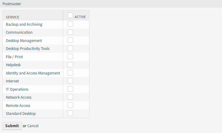 Change Service Relations for Queue