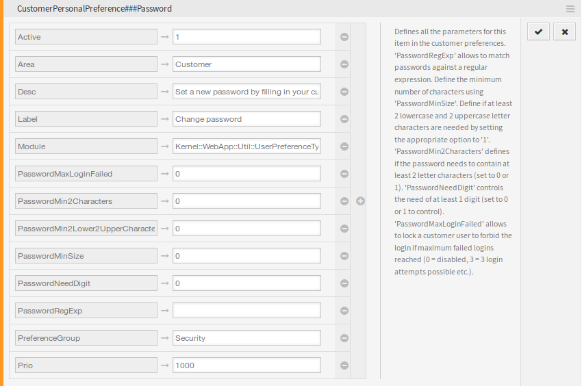 ``CustomerPersonalPreference###Password`` Setting