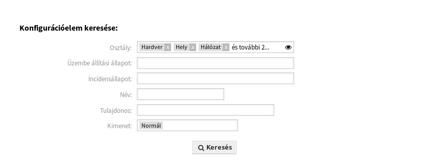 Search Config Item Dialog