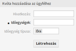 Add Quota to Customer Widget