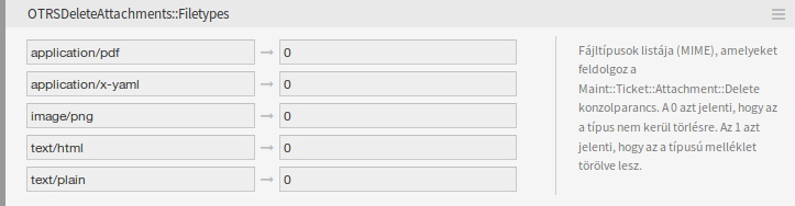 File Types Setting