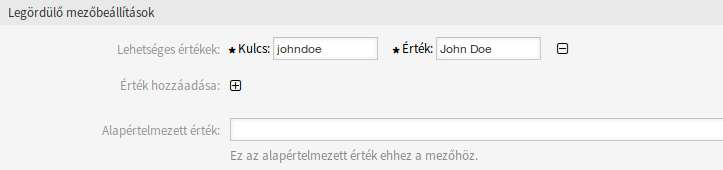 Edit Dynamic Field Value
