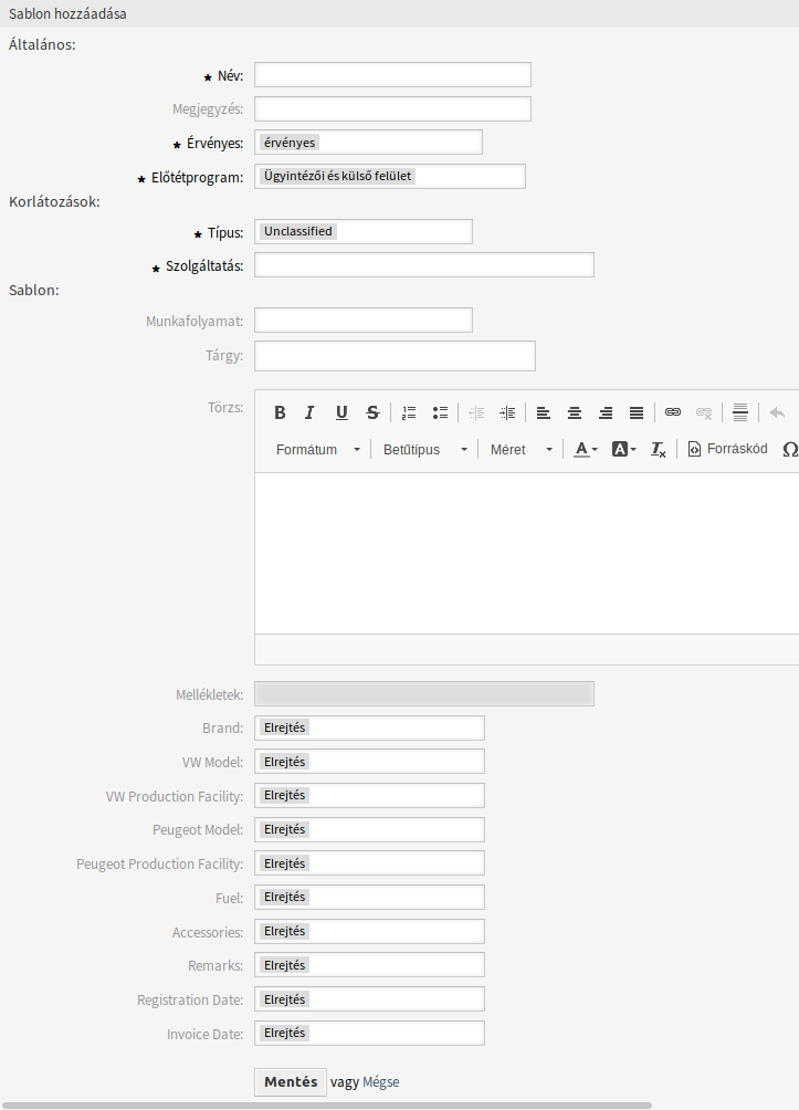 Add Dynamic Ticket Template Screen