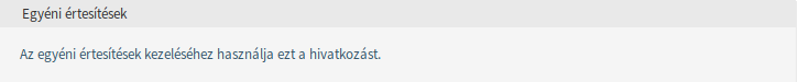 Custom Notifications Widget