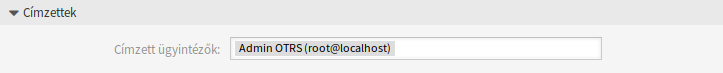 Ticket Notification Settings - Recipients