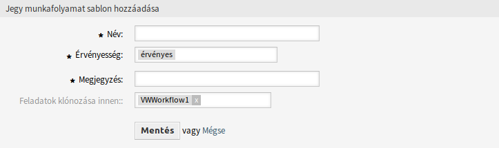 Clone Ticket Workflow Template Screen