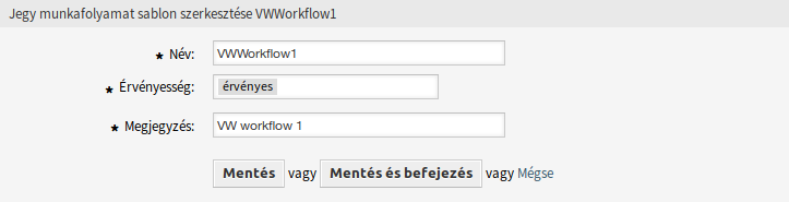 Edit Ticket Workflow Template Screen