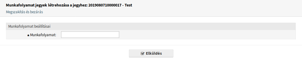Ticket Workflow Screen