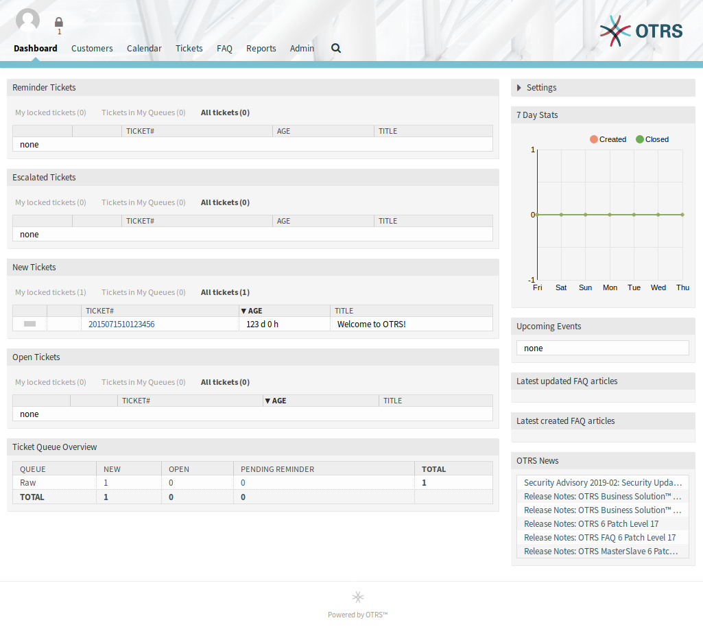 Agent Dashboard